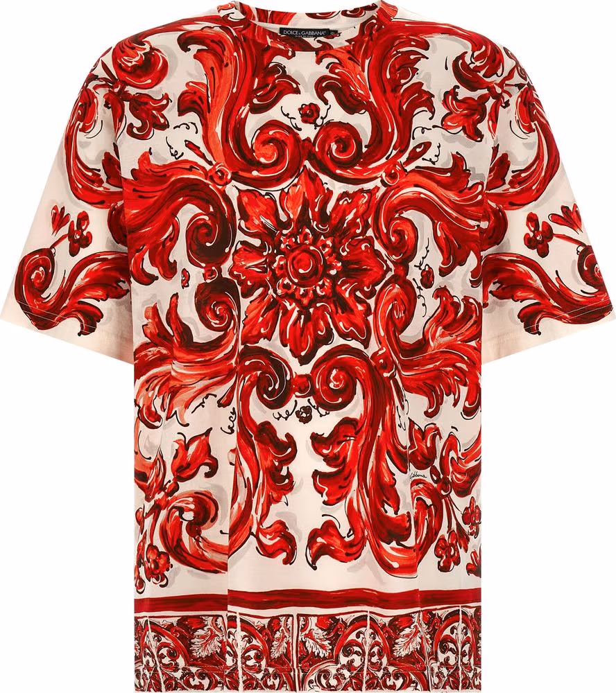 Dolce & Gabbana Multicolor Cotton T-Shirt