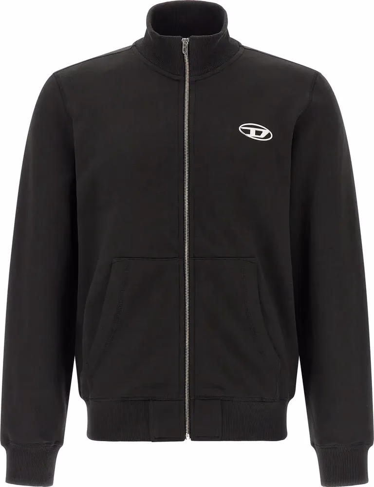 Diesel Black Cotton Sweatshirt