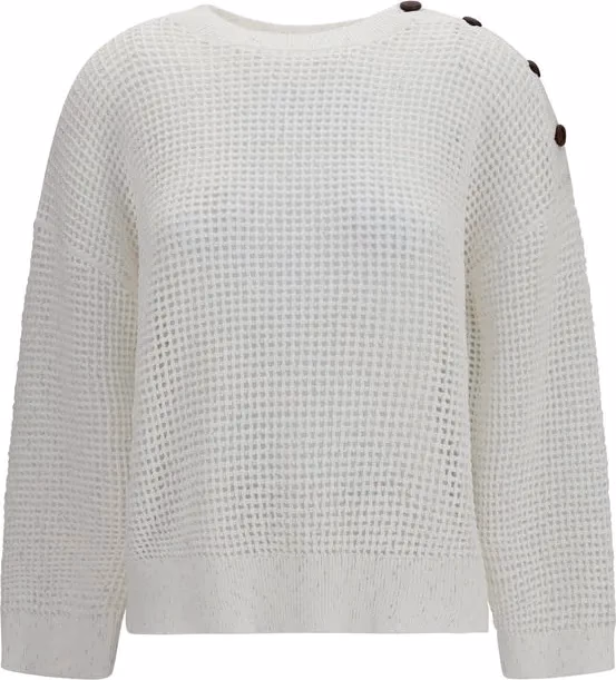Brunello Cucinelli White Cotton Sweatshirt