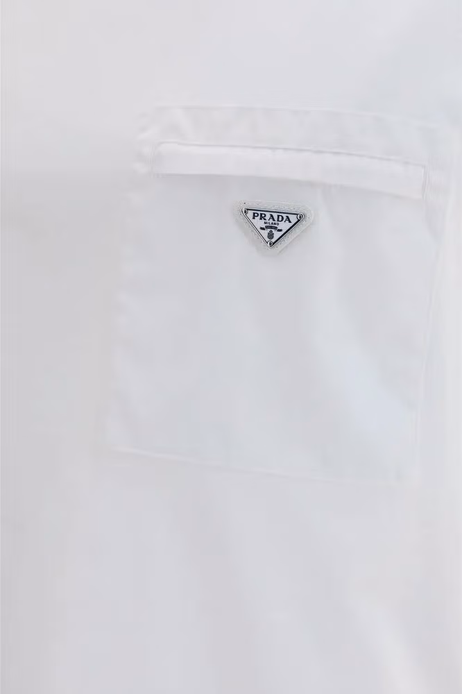 Prada White Cotton T-Shirt