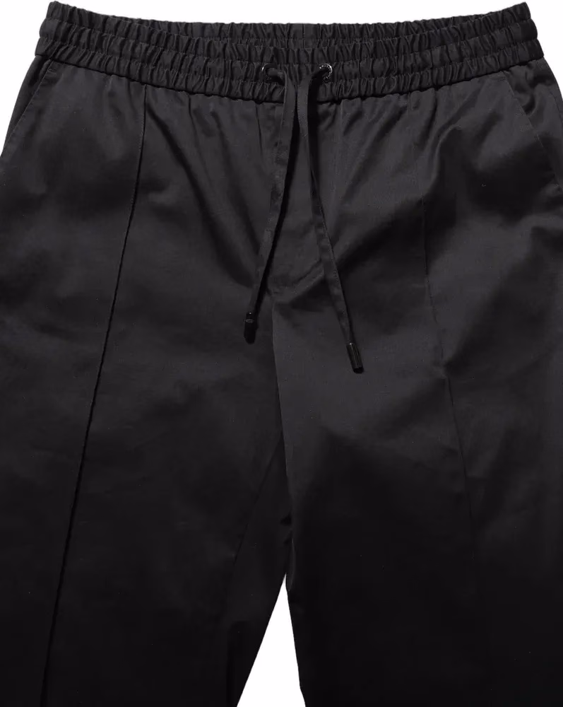 Dolce & Gabbana Black Drawstring Cotton Jogger Men Sweatpants Pants