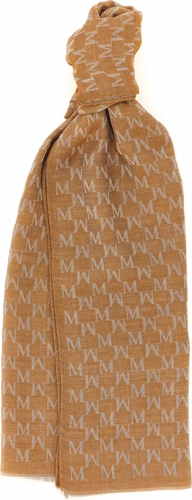 Max Mara Brown Cotton Foulard