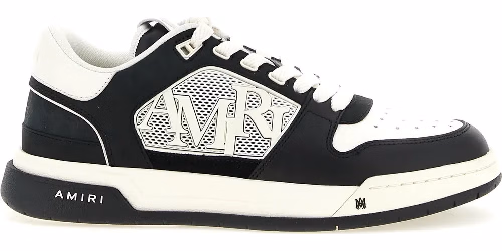 Amiri Bicolor Calfskin Low Top Sneakers