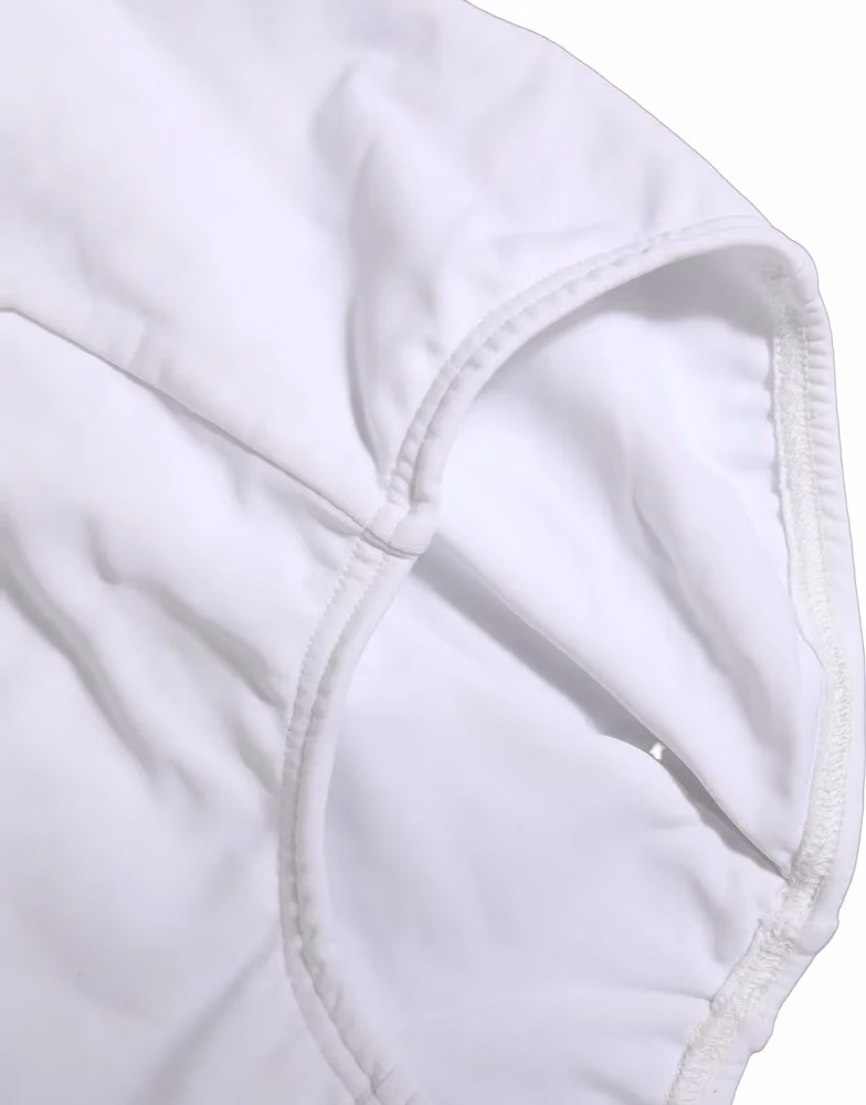 Dolce & Gabbana White Logo Waistband Coulotte Panty Underwear