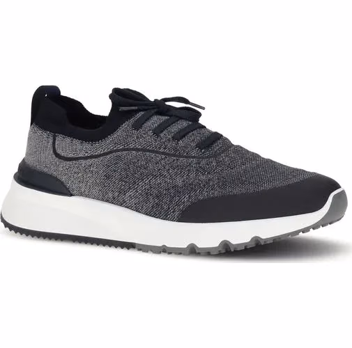 Brunello Cucinelli Gray Cotton Athletic Sneakers