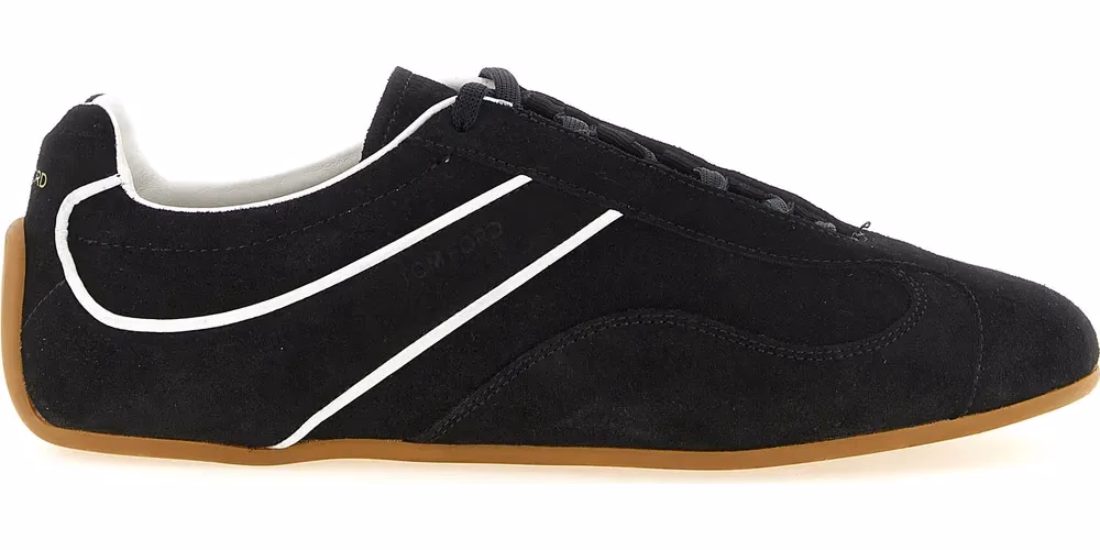 Tom Ford Bicolor Calfskin Sneakers