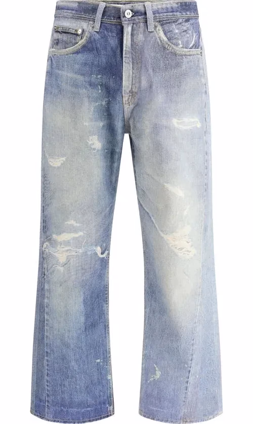Our Legacy Blue Cotton Relaxed Fit Jeans