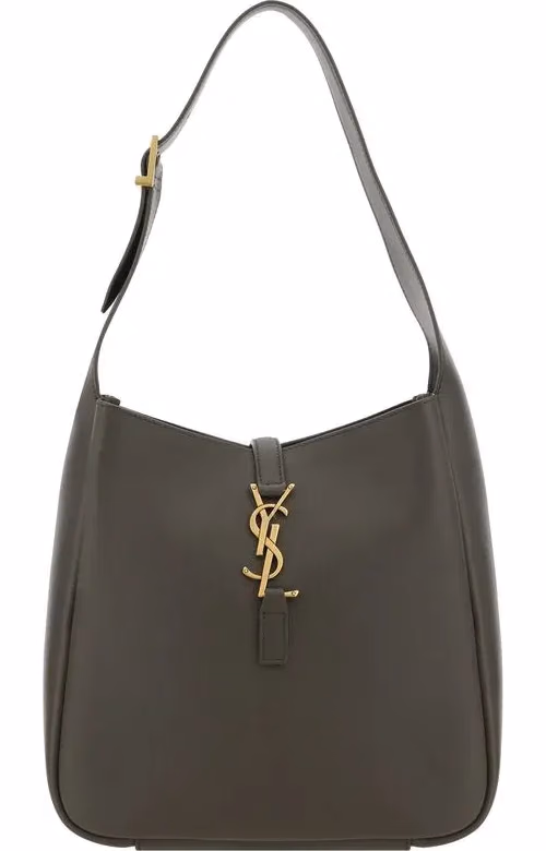 Saint Laurent Bicolor Calf Leather Bos Taurus Shoulder Bag