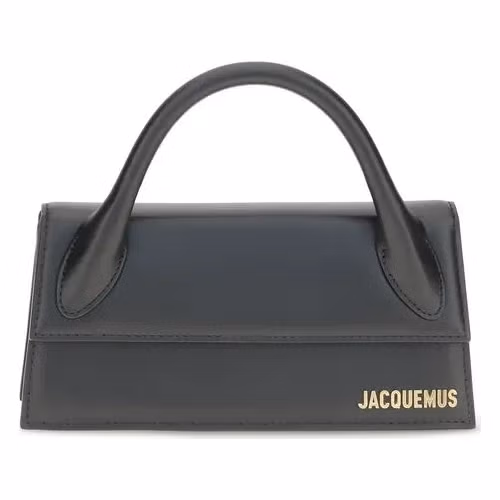 Jacquemus Black Calf Leather Bos Taurus Handbag