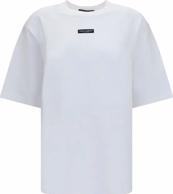 Dolce & Gabbana White Cotton T-Shirt