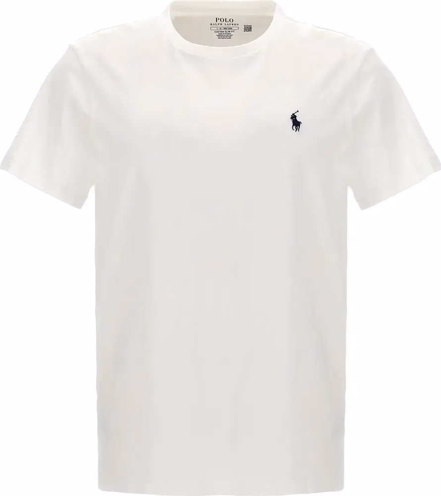 Polo Ralph Lauren White Cotton T-Shirt