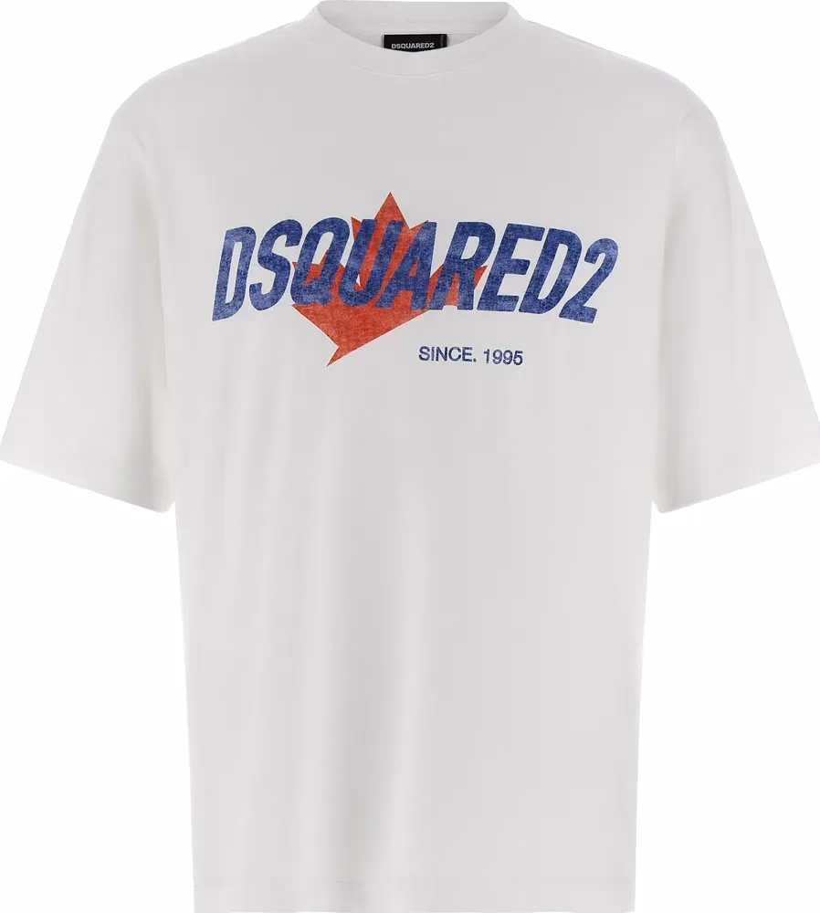 Dsquared² White Cotton T-Shirt