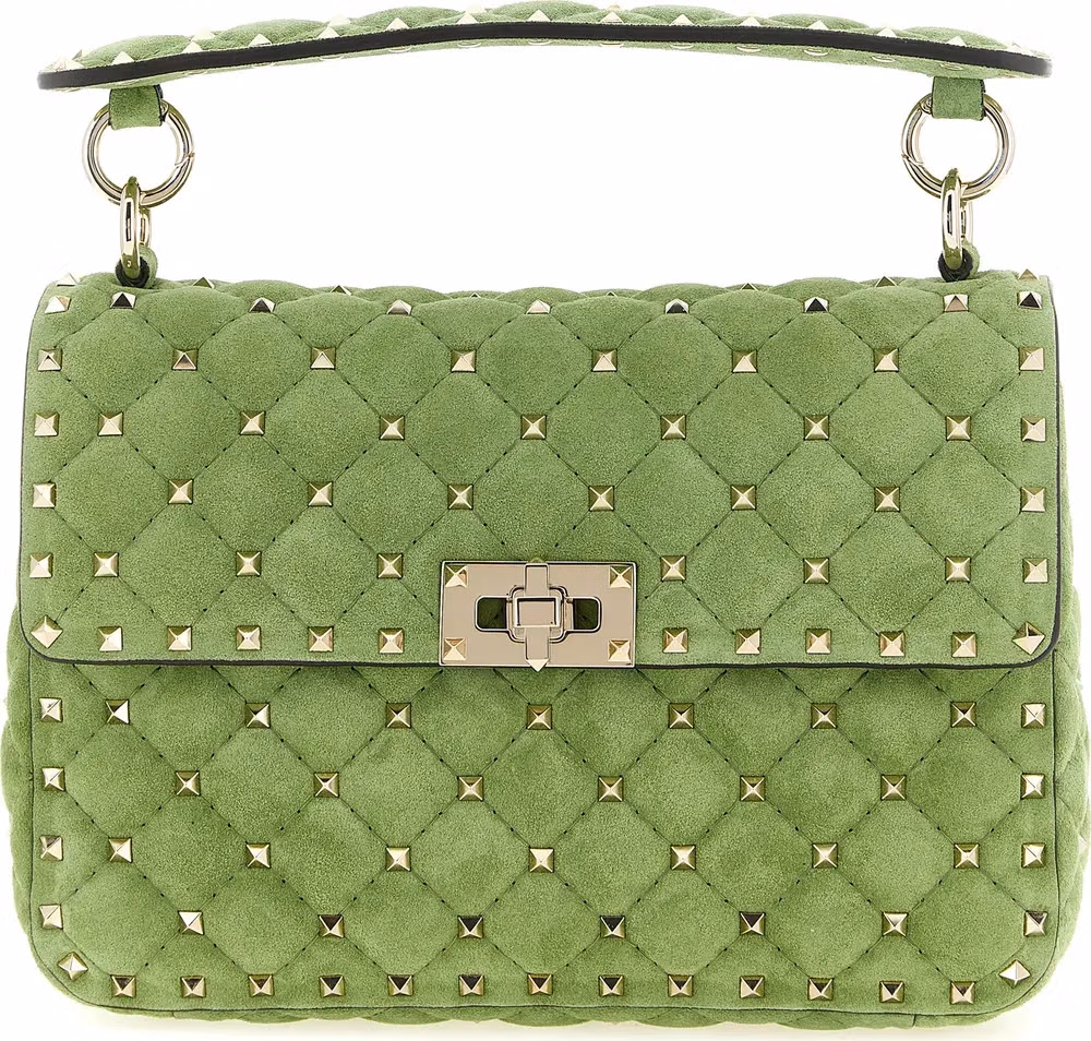 Valentino Garavani Bicolor Calfskin Shoulder Bag