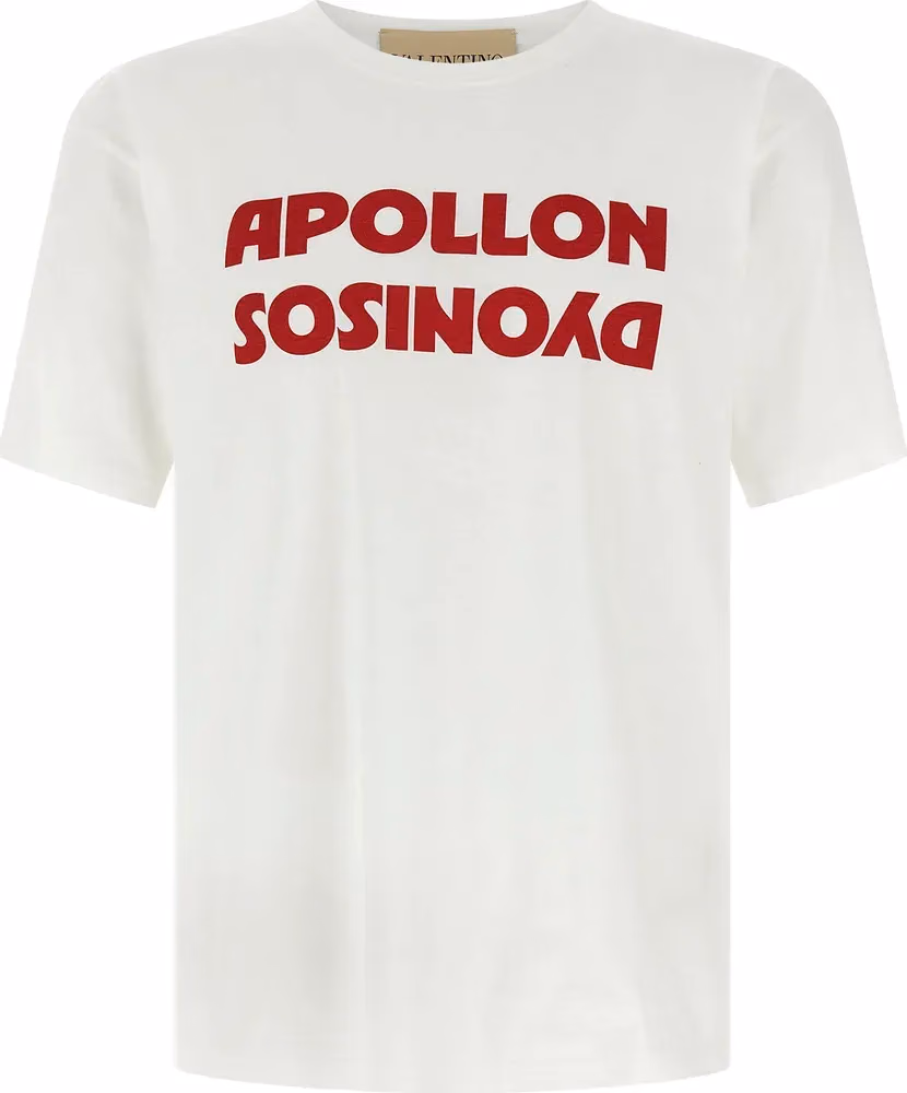 Valentino Garavani White Cotton T-Shirt