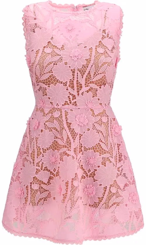Self-Portrait Multicolor Polyester Cocktail Dress