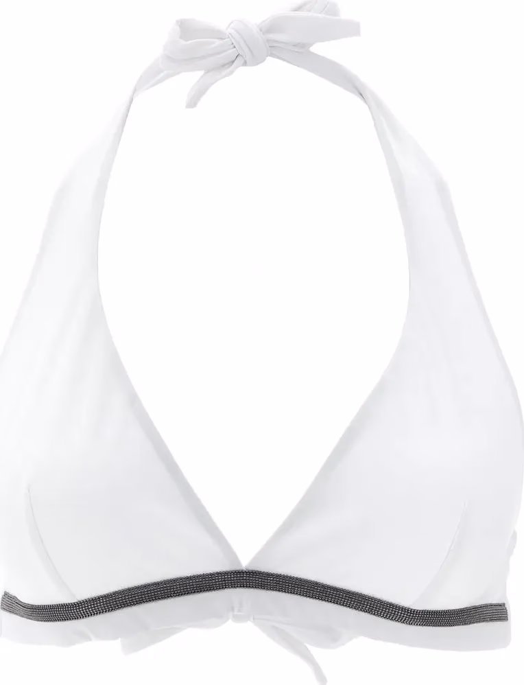 Brunello Cucinelli White Polyamide Bikini