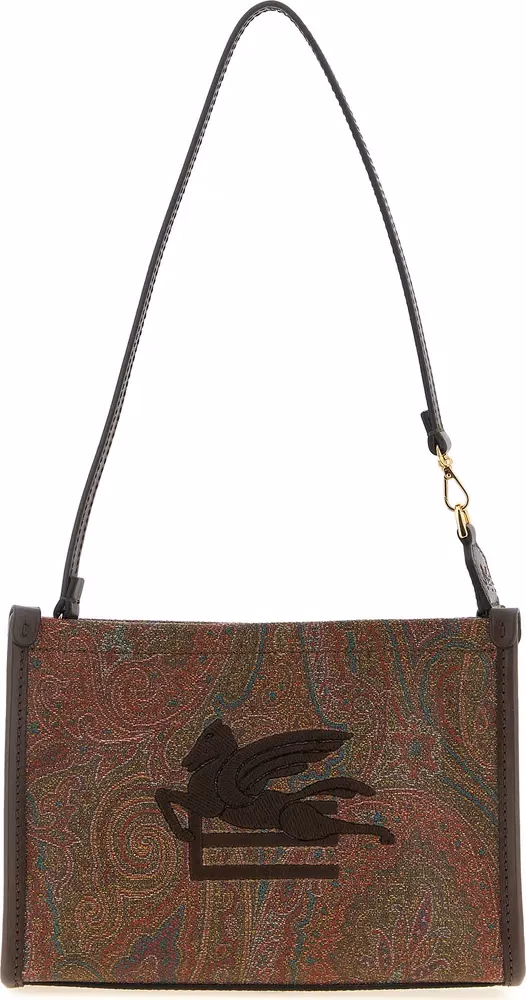 Etro Multicolor Cotton Clutch Bag