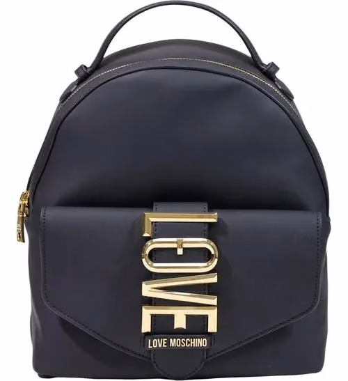 Love Moschino Black Polyethylene Backpack