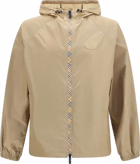Burberry Beige Nylon Shell Jacket