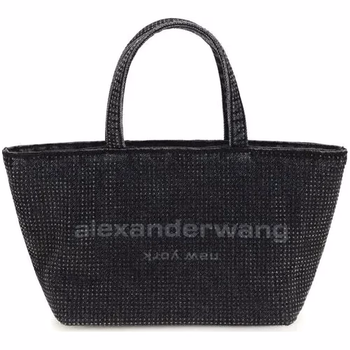 Alexander Wang Gray Cotton Shoulder Bag