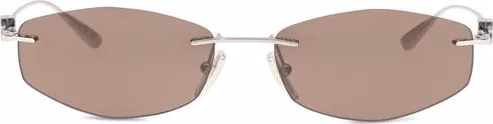 Balenciaga Silver Metal Sunglasses