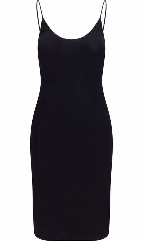 Saint Laurent Black Viscose Casual Dress