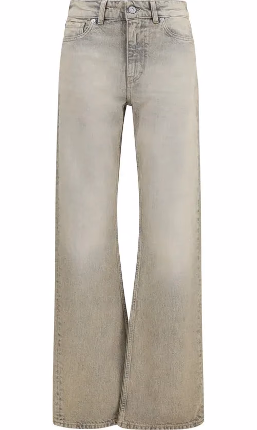 Our Legacy Gray Cotton Straight-Leg Jeans