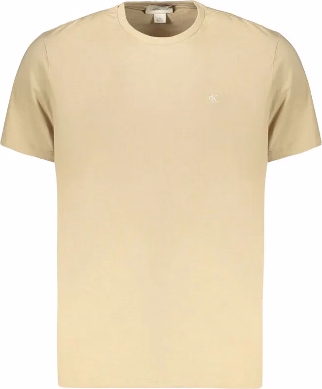 Calvin Klein Beige Cotton Men's T-Shirt