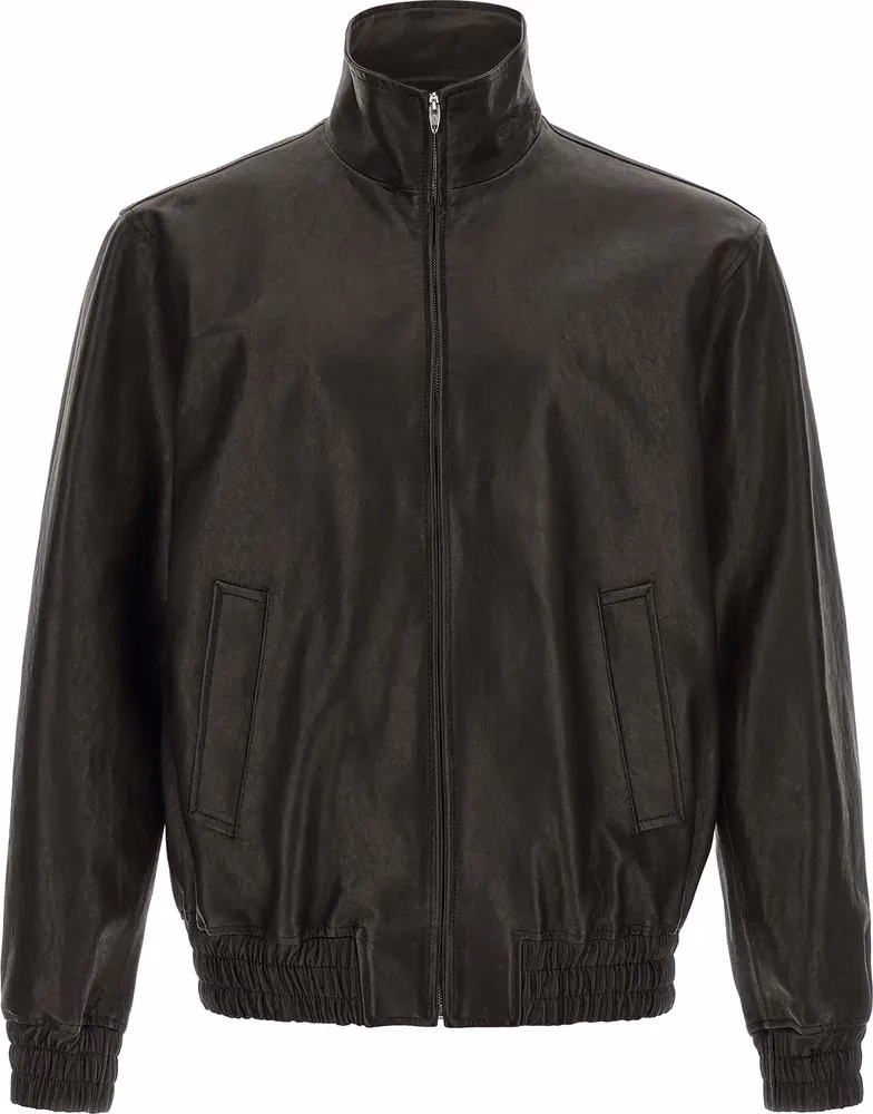 Valentino Garavani Black Calfskin Leather Jacket