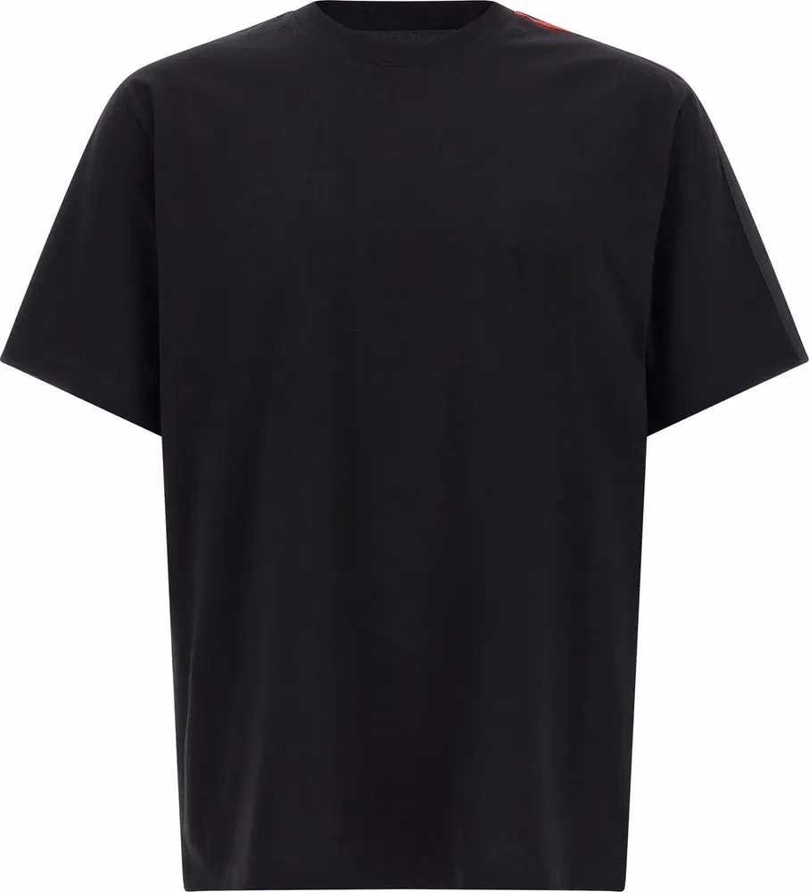 Y-3 Black Cotton T-Shirt