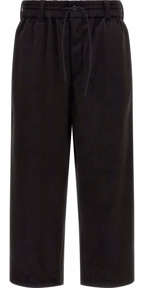 Y-3 Black Recycled Polyester Joggers (Workout Pants)