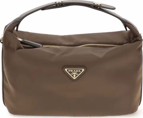 Prada Brown Recycled Polyamide Handbag