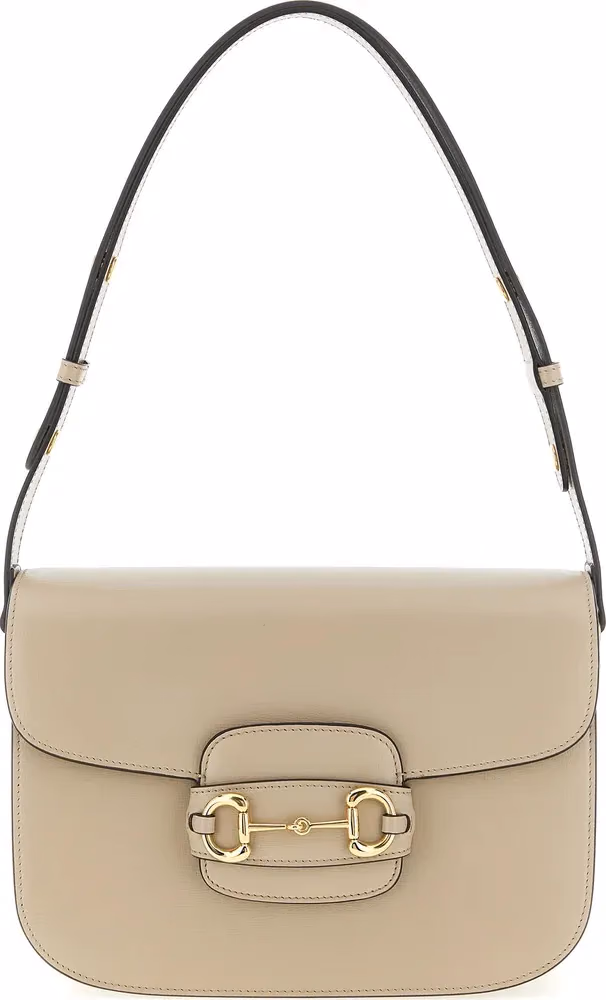 Gucci Beige Calfskin Shoulder Bag