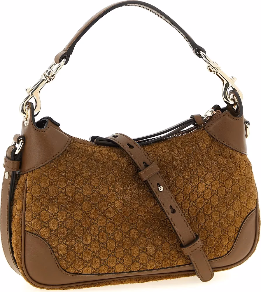 Gucci Brown Calfskin Shoulder Bag