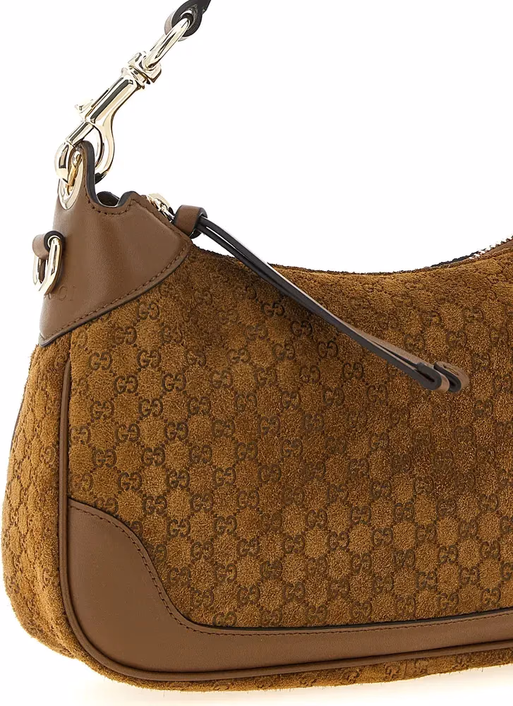 Gucci Brown Calfskin Shoulder Bag