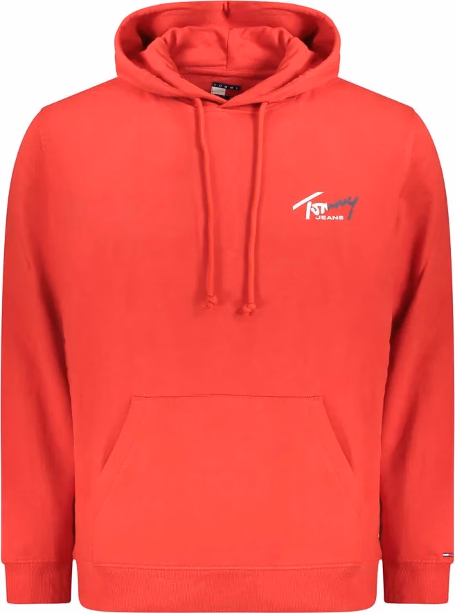 Tommy Hilfiger Red Cotton Men's Sweatshirt