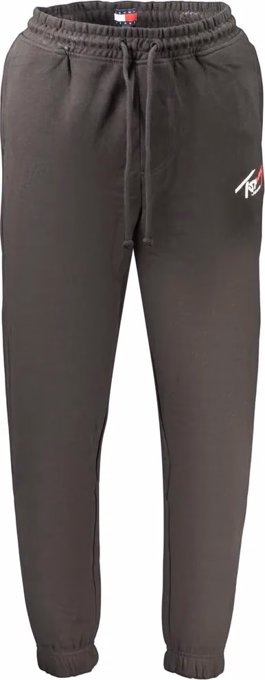 Tommy Hilfiger Black Cotton Mens Trousers
