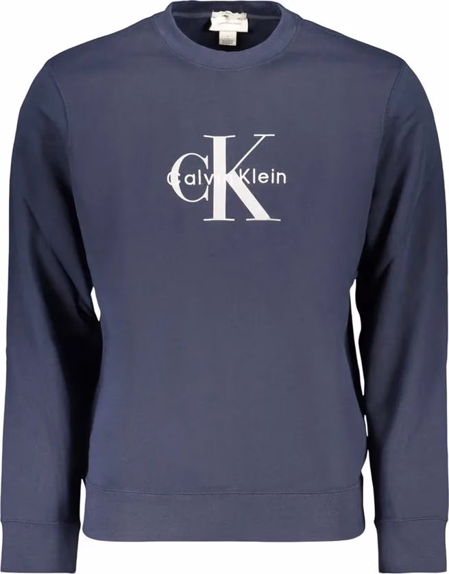 Calvin Klein Blue Cotton Men's Sweatshirt