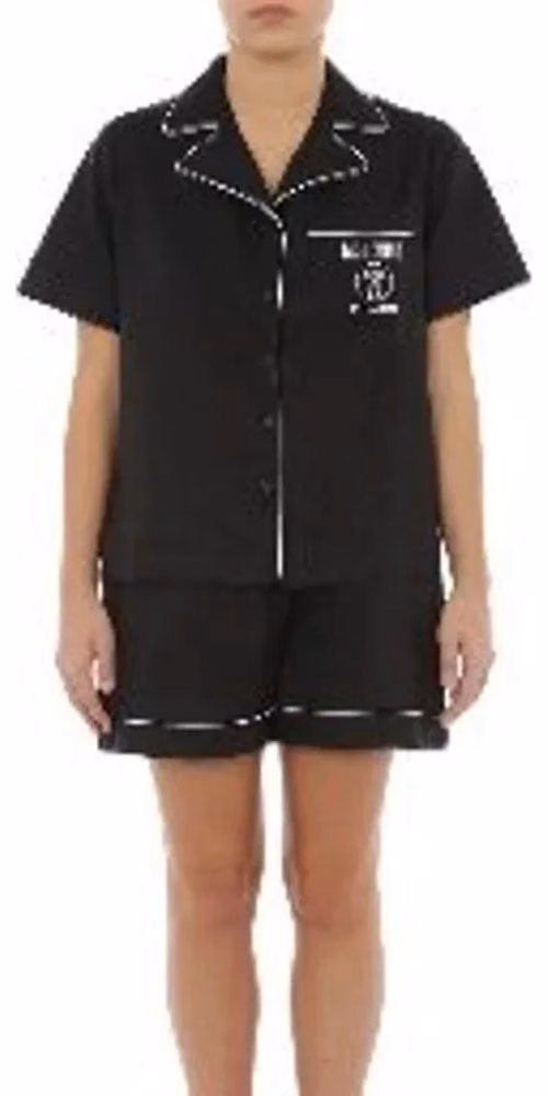 Moschino Pink Viscose Set Sleepwear