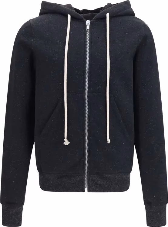 Rick Owens Black Cotton Sweatshirt