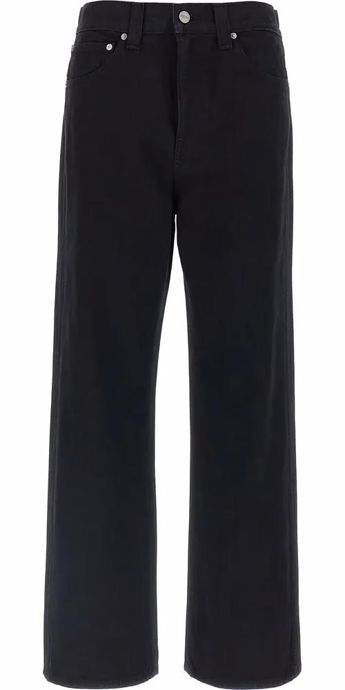 Khaite Black Cotton Jeans Denim