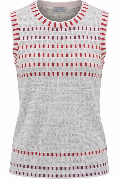 Malo Grey Silk Women Sweater