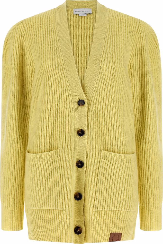 Stella McCartney Bicolor Virgin Wool Cardigan