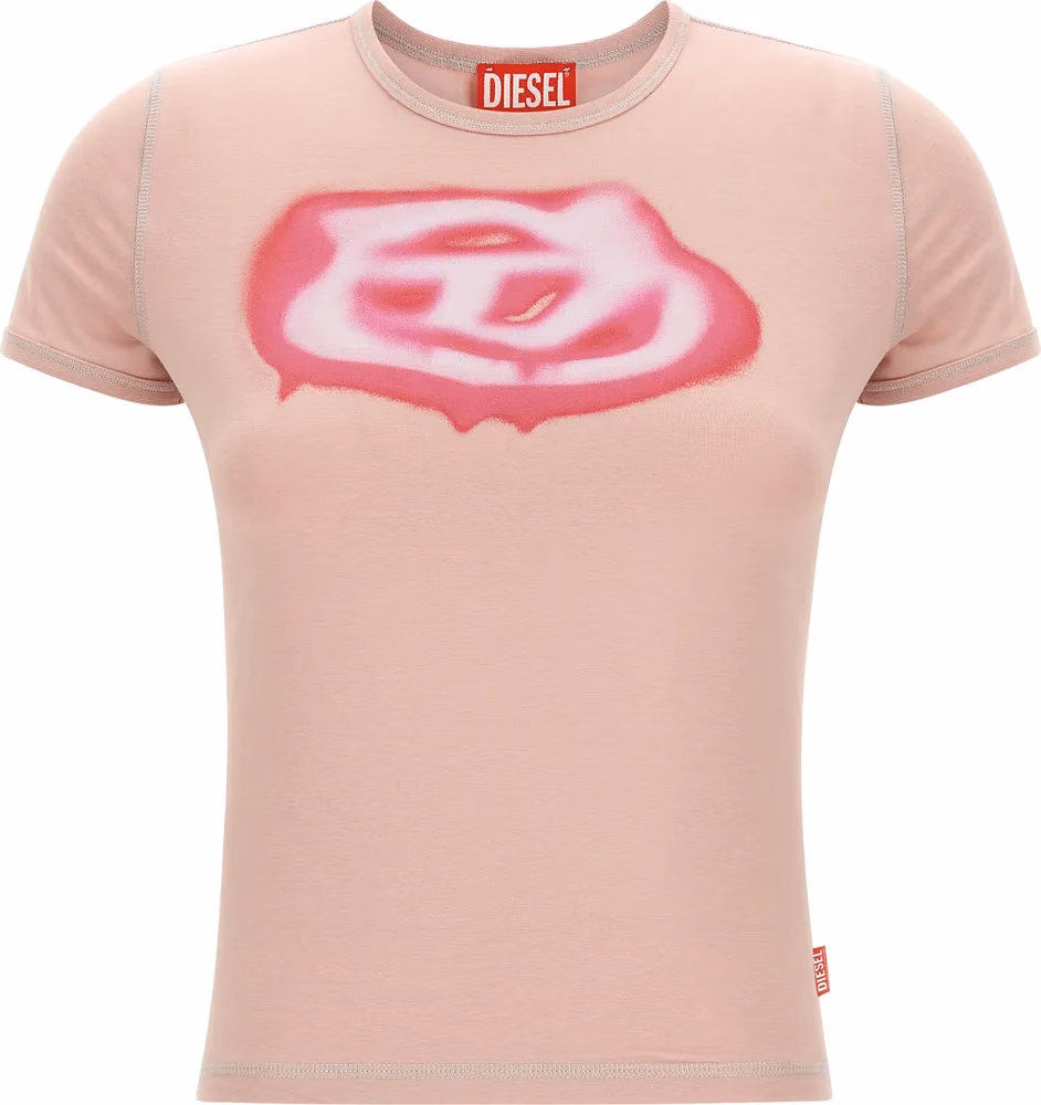 Diesel Multicolor Cotton T-Shirt