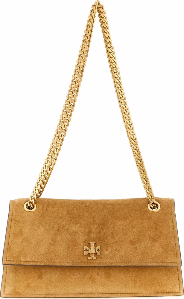 Tory Burch Brown Calfskin Shoulder Bag