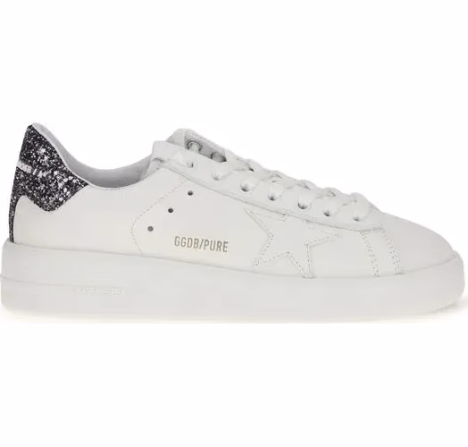 Golden Goose White Calf Leather Bos Taurus Low Top Sneakers