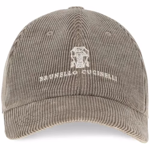 Brunello Cucinelli Beige Cotton Cap (Baseball Hat)