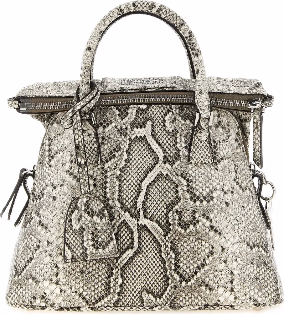 Maison Margiela Gray Goatskin Shoulder Bag