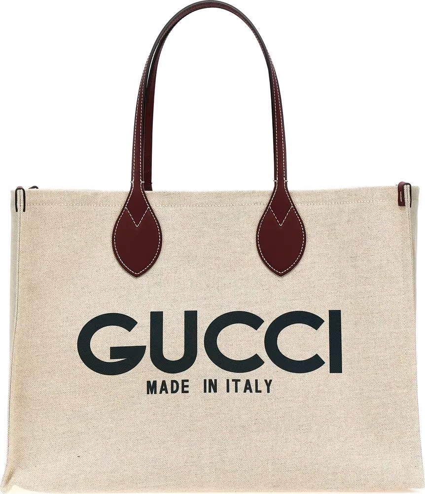 Gucci Beige Polyethylene Tote Bag