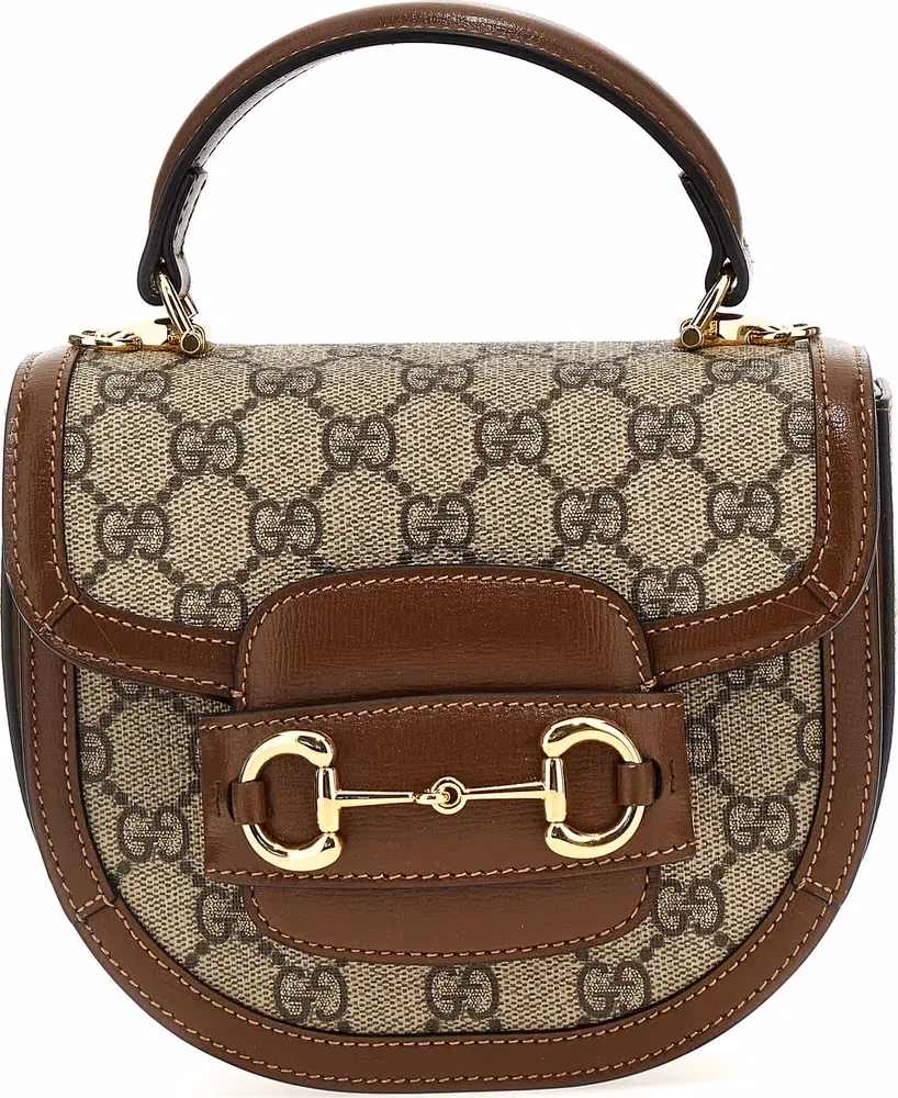 Gucci Brown Polyethylene Handbag